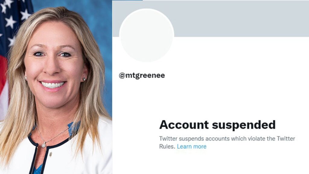 MARJORIE TAYLOR GREEN SUSPENSION