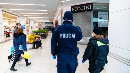 Policja bedzie pilnowac kupujacych w galeriach handlowych article