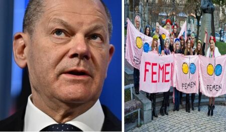 Scholtz aktywistki FEMEN e1661279743270