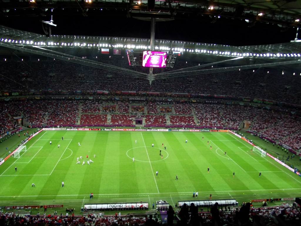 Stadion Narodowy podczas meczu Polska Rosja2