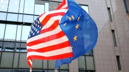 USA i UE Flaga