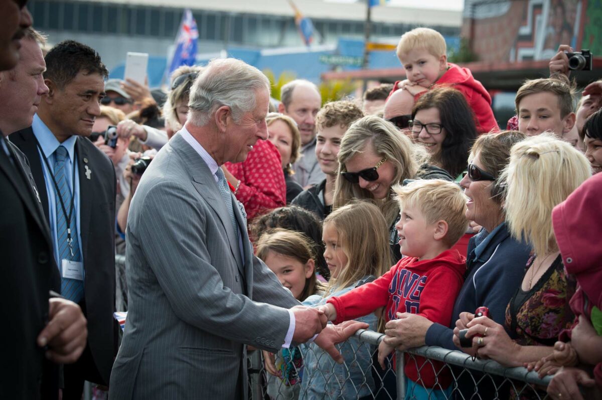 Charles visits New Zealand