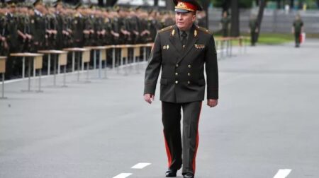 Minister Obrony Republiki Bialorus Wiktor Chrenin
