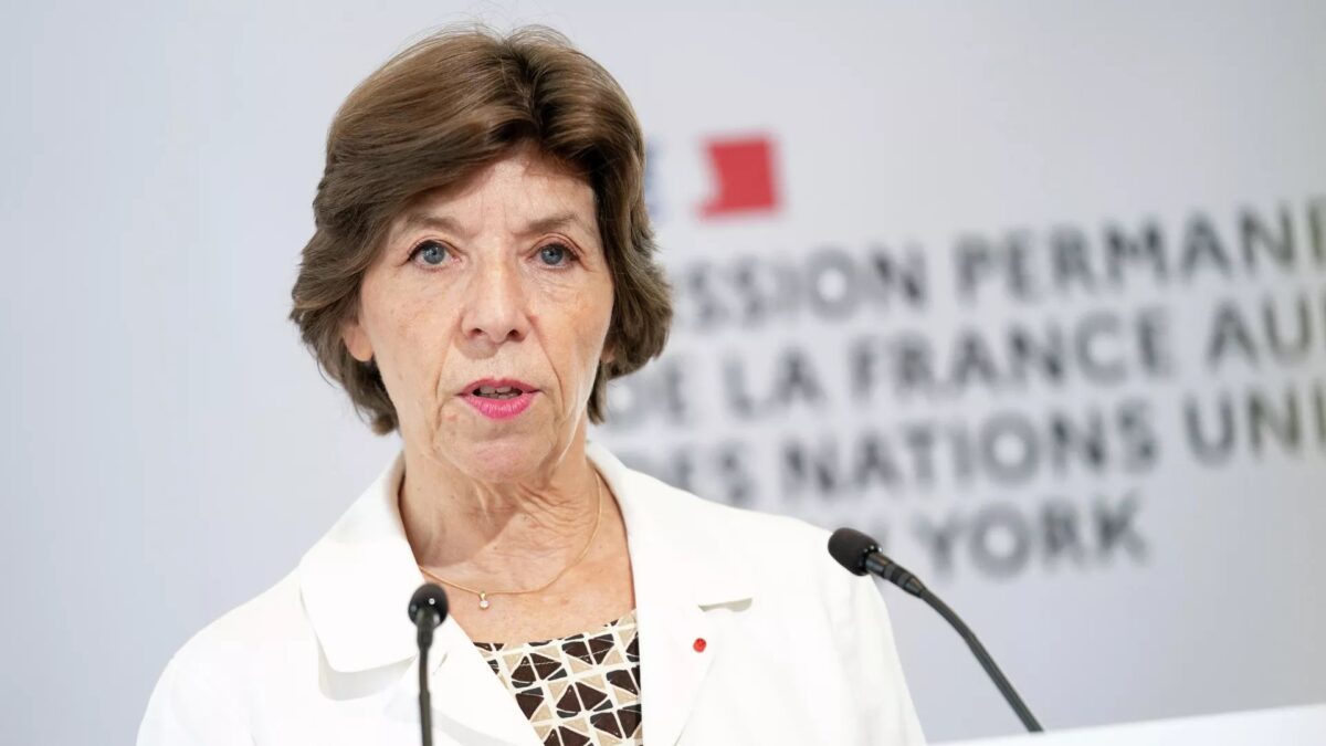 minister spraw zagranicznych Francji Catherine Colonna