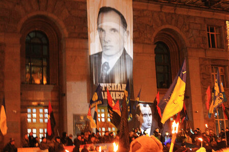 Stepan Bandera torchlight procession 2020
