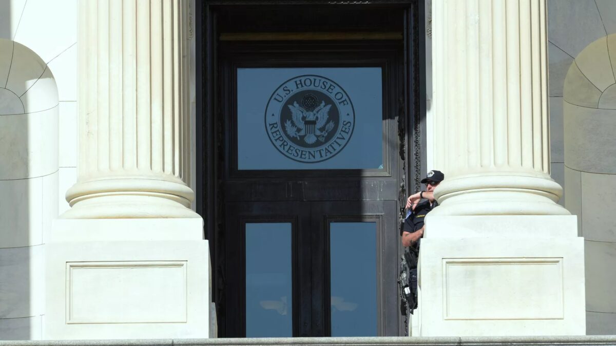 budynku Izby Reprezentantow USA w Waszyngtonie USA