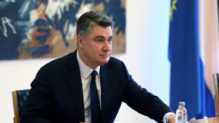 chorwacki prezydent Zorana Milanovicia