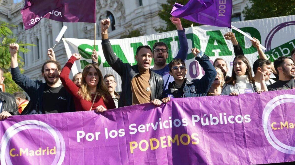 Lewicowa partia Podemos w Hiszpanii
