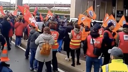 Francja protes blokada lotniska