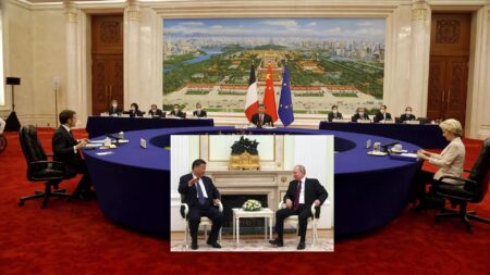 Chiny Macorn i Putin