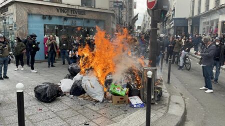 Francja protesty 444
