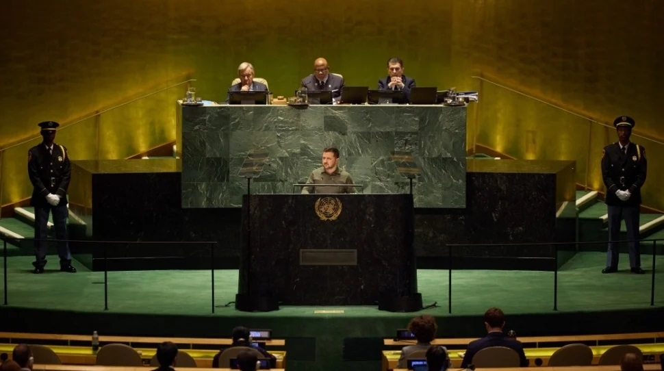 Zelenski w ONZ