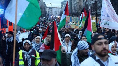 Palestyna Niemcy protest e1700390338173