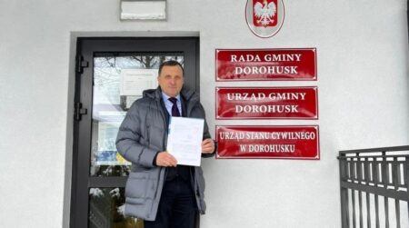 Jaroslaw Romanczuk w Urzedzie Gminy Dorohusk