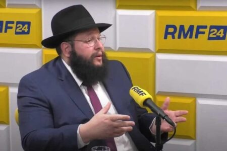 Rabin Szalom Dow Ber Stambler przewodniczacy Chabad Lubawicz w Polsce