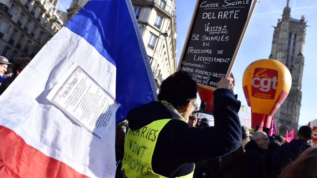 Francja protest Nauczycieli