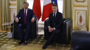 Macron i Xi Jinping