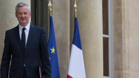 Minister gospodarki Francji Bruno Le Maire