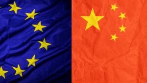 Flaga UE i Chin