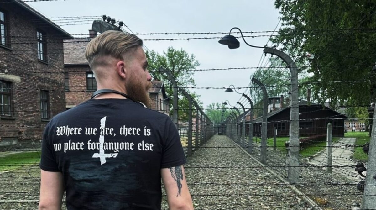 Ukrainski zolnierz w Auschwitz