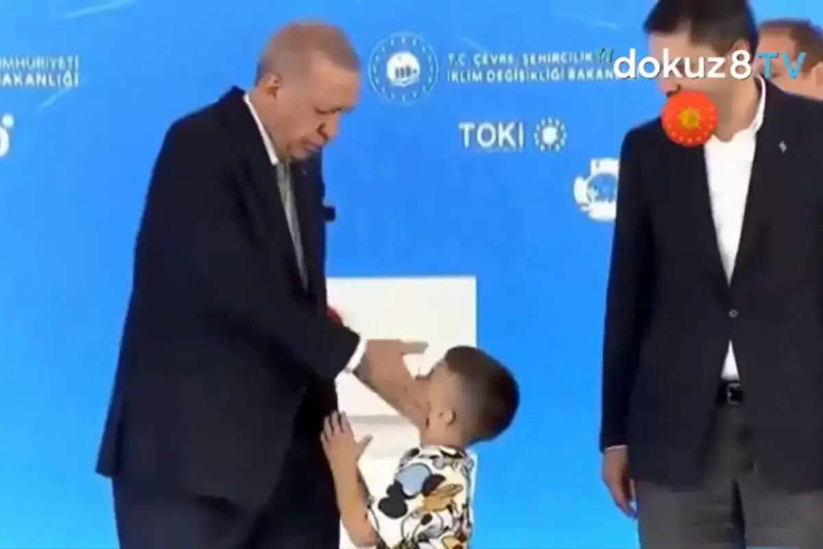 erdogan turcja chlopiec