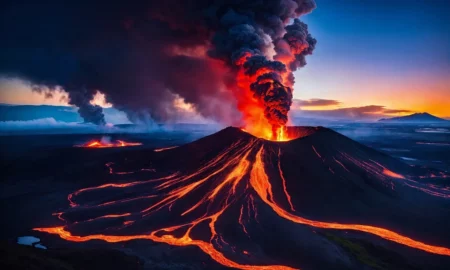 Volcanic eruption