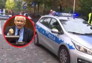 Kaczynski policja zatrzymanie kierowcy