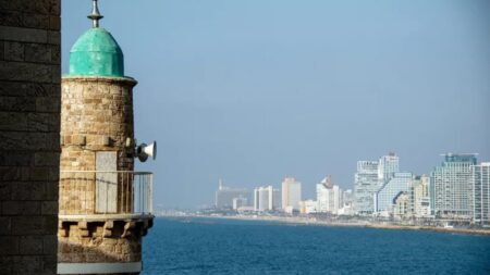 Widok na dzielnice Jaffa w Tel Awiwie