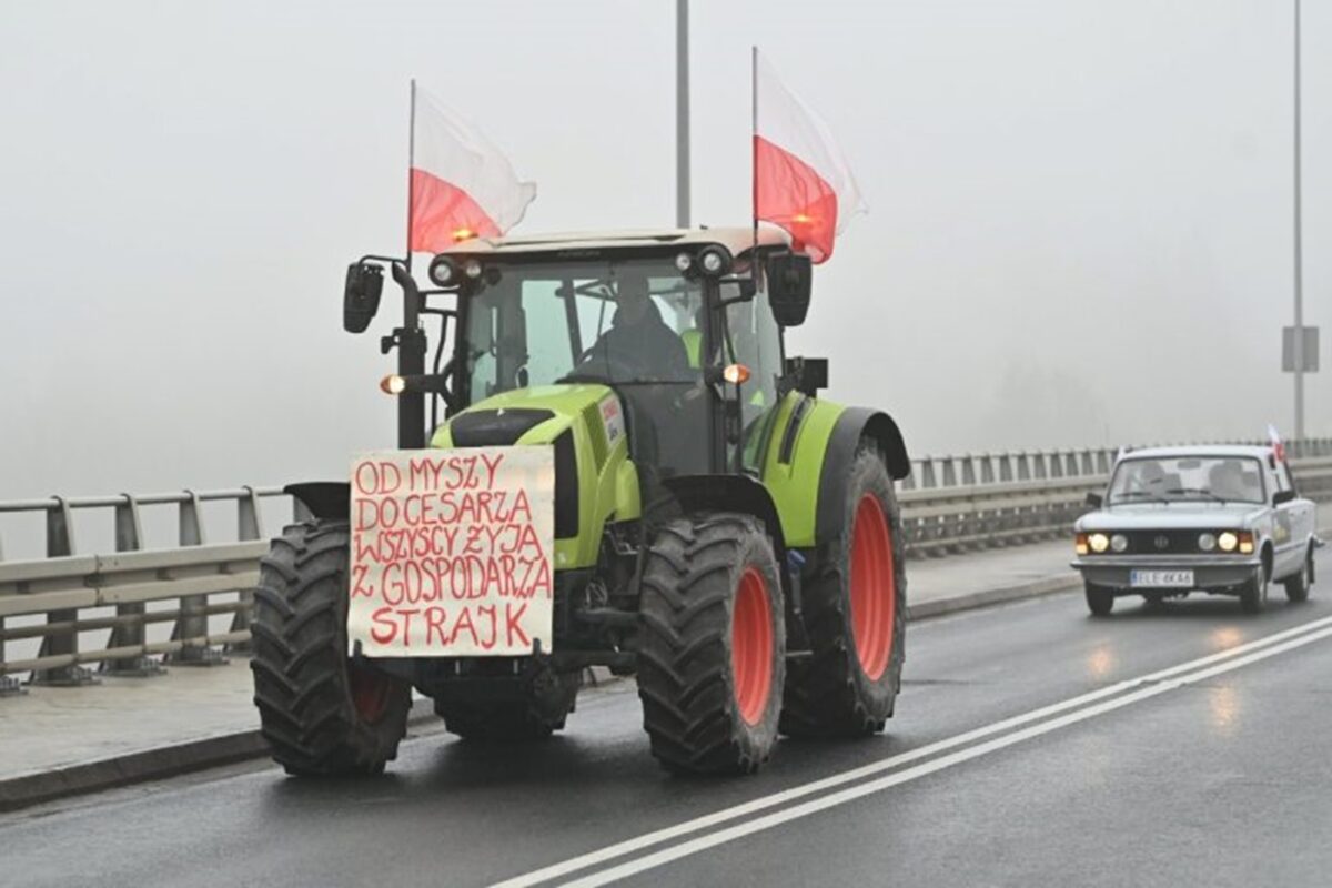 Rolnicy protest Mercosur