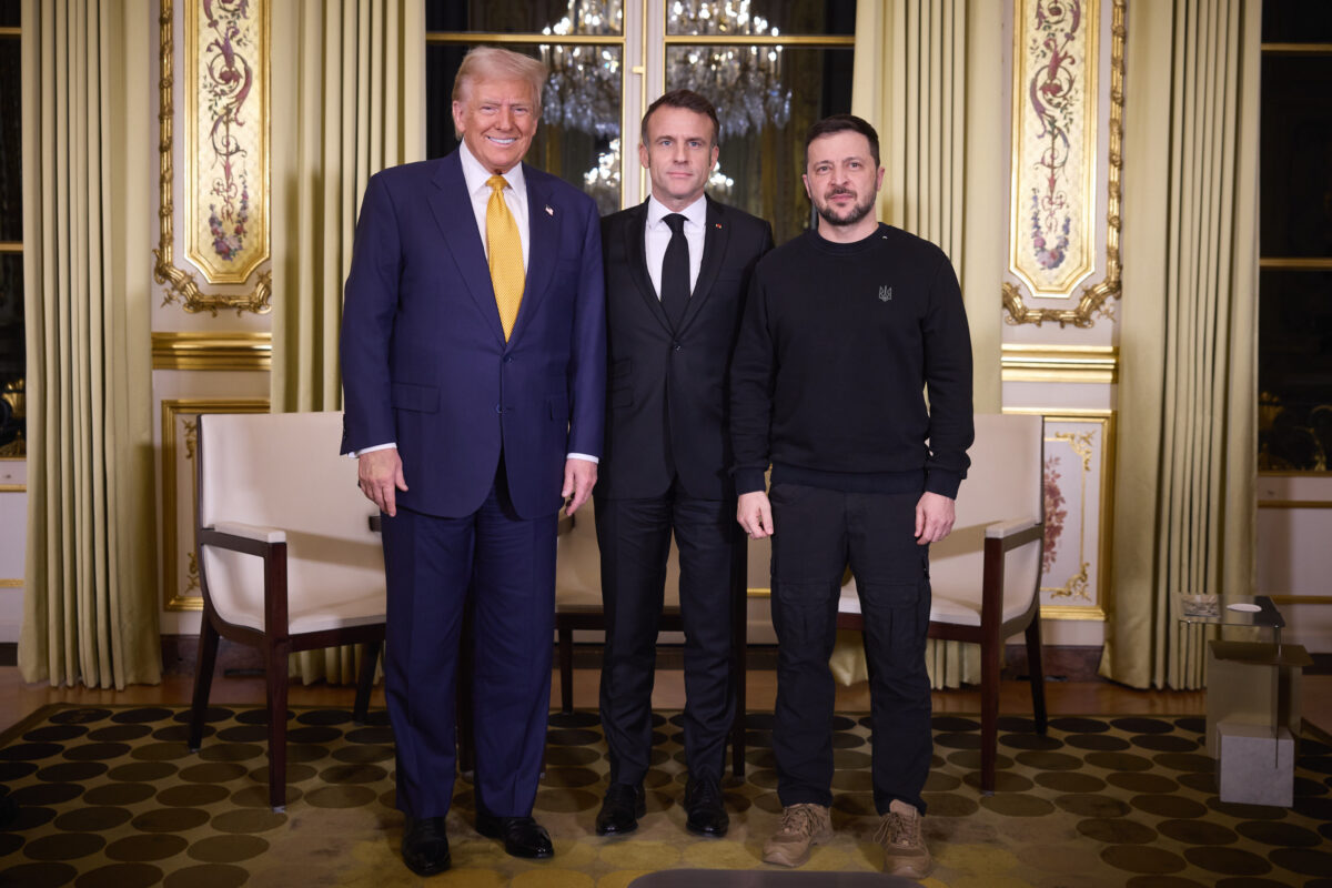 macron Trump i Zelenski