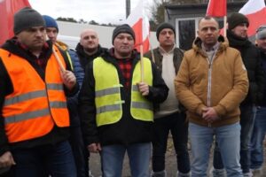 Rolnicy protest granica niemcy