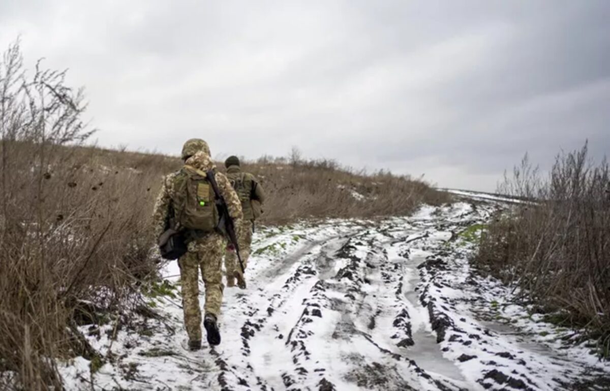 Straz Graniczna Ukraina zima