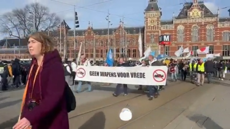 Demonstracja amsterdam 1