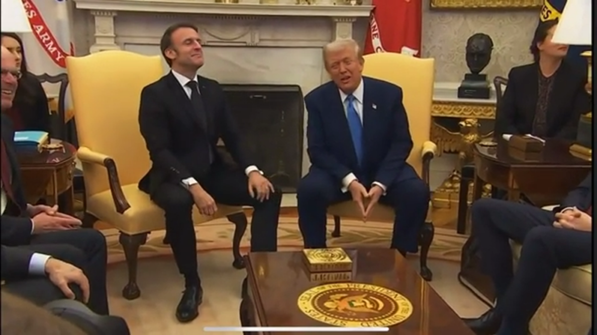 Macron Trump foto