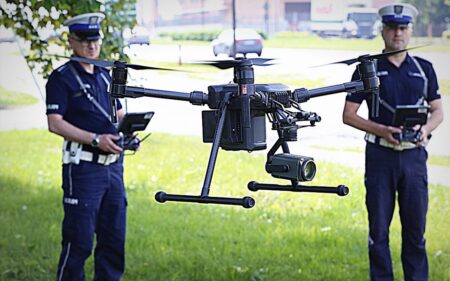 Dron policja