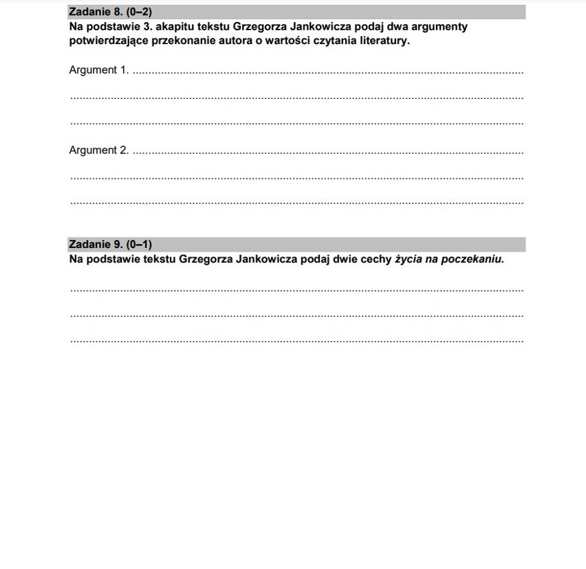 Matura 2022. Język polski, poziom podstawowy. ARKUSZE CKE, ODPOWIEDZI, TEMATY ROZPRAWEK. Co było maturze z polskiego 4.05.2022? 14 mat14