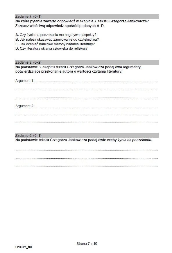 Matura 2022. Język polski, poziom podstawowy. ARKUSZE CKE, ODPOWIEDZI, TEMATY ROZPRAWEK. Co było maturze z polskiego 4.05.2022? 5 mat5