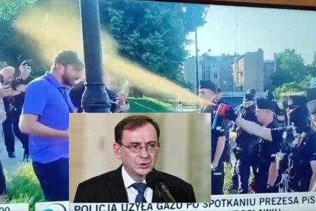 W imię wodza użycie gazu wobec skandujących w Inowrocławiu zgodna z prawem Inowroclaw
