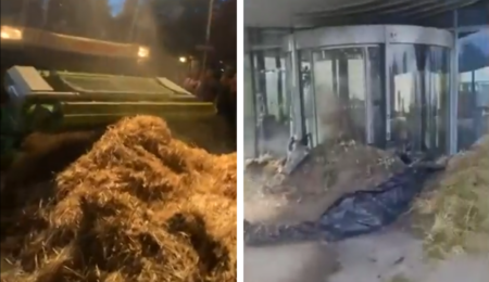 Holandia: Policja aresztował kilkunastu protestujących rolników ProtestHolandia