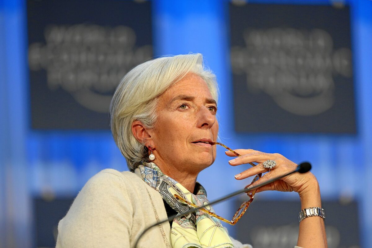 Szef Europejskiego Banku Centralnego obwinia zmiany klimatyczne za gorącą inflację 1620px Christine Lagarde World Economic Forum 2013
