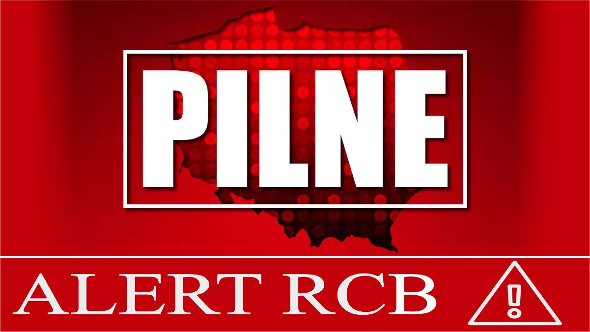 RCB wysyła alerty. „Zakaz wchodzenia do wody” Alert RCB