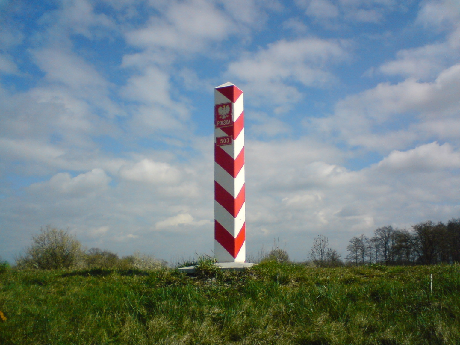 Rząd chce mur na granicy z Kaliningradem SlupekGraniczny