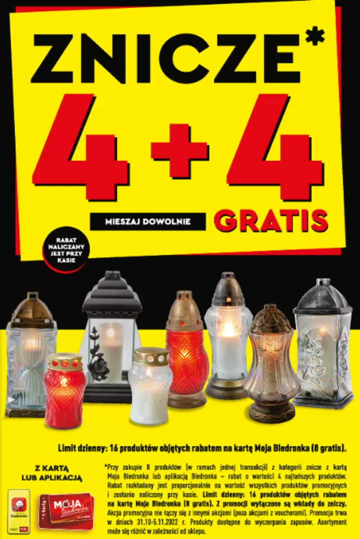 Promocja na znicze w Biedronce Promocja na znicze w Biedronce size 720w