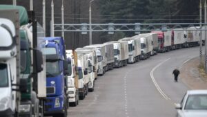 linia ciezarowek przejscie graniczne Bialorus