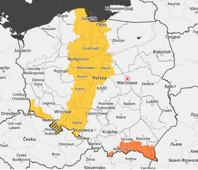 Orkan Ciaran jest już w Polsce. Synoptycy biją na alarm 2 image 2
