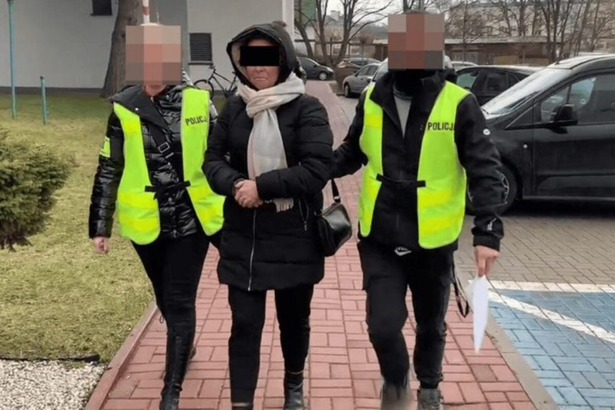 Monika B. w rekach policji