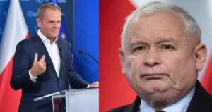 Tusk i Kaczynski