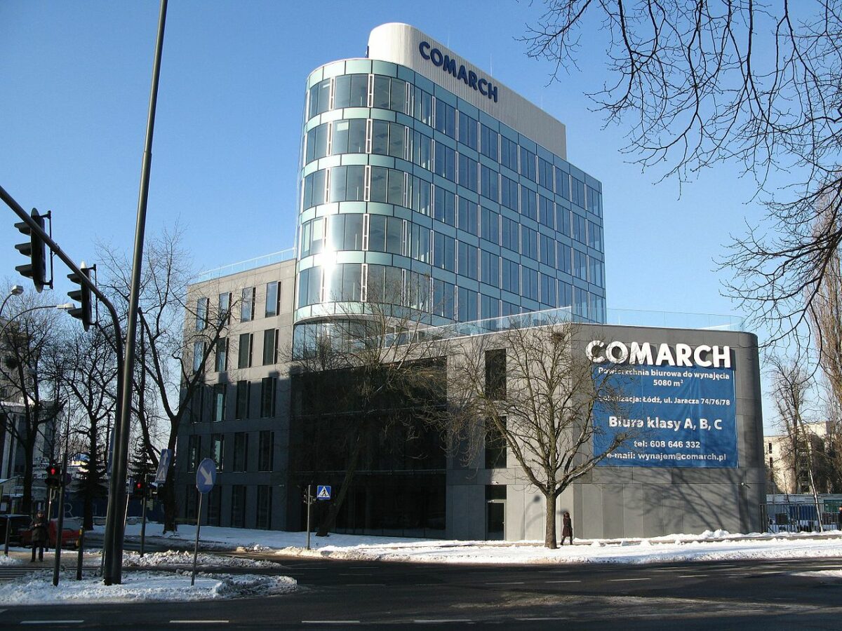 Comarch wycofuje się z Giełdy Comarch Office and Conference Centre Lodz 76 78 Jaracza Street 02