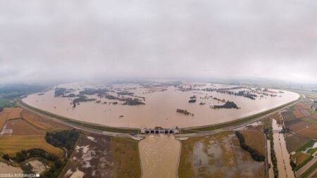 Zbiornik Racibórz Dolny zapełniony już w 80% Raciborz2