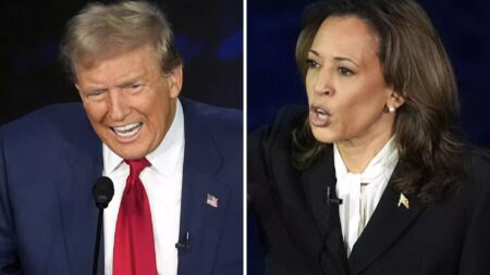 Amerykanie uważają, że Harris wypadła lepiej podczas debaty niż Trump – wynika z sondażu Trump i Harris pafc